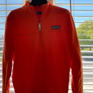 Orange Vineyard Vines Crewneck
